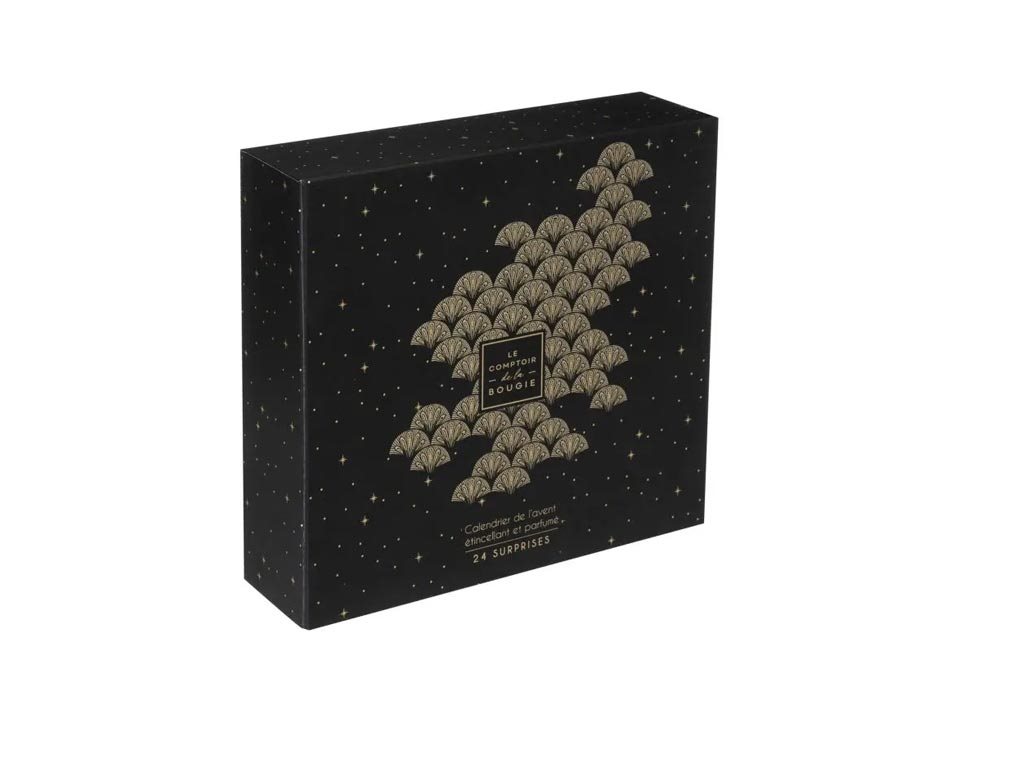Κουτί Δώρου Advent Calendar με 24 Αρωματικά Κεριά, 30x8.5x29.5 cm