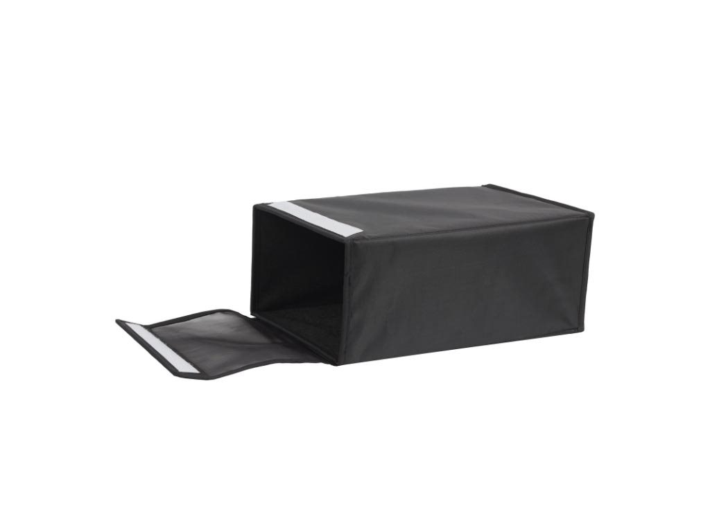 Κουτί Αποθήκευσης Παπουτσιών με Κλείσιμο Velcro σε μαύρο χρώμα, 22x14x34 cm