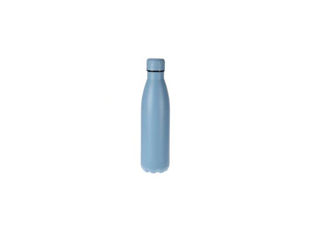 Ανοξείδωτο Μπουκάλι Θερμός με Καπάκι Ασφαλείας Χωρητικότητας 500ml, σε 6 χρώματα Γαλάζιο