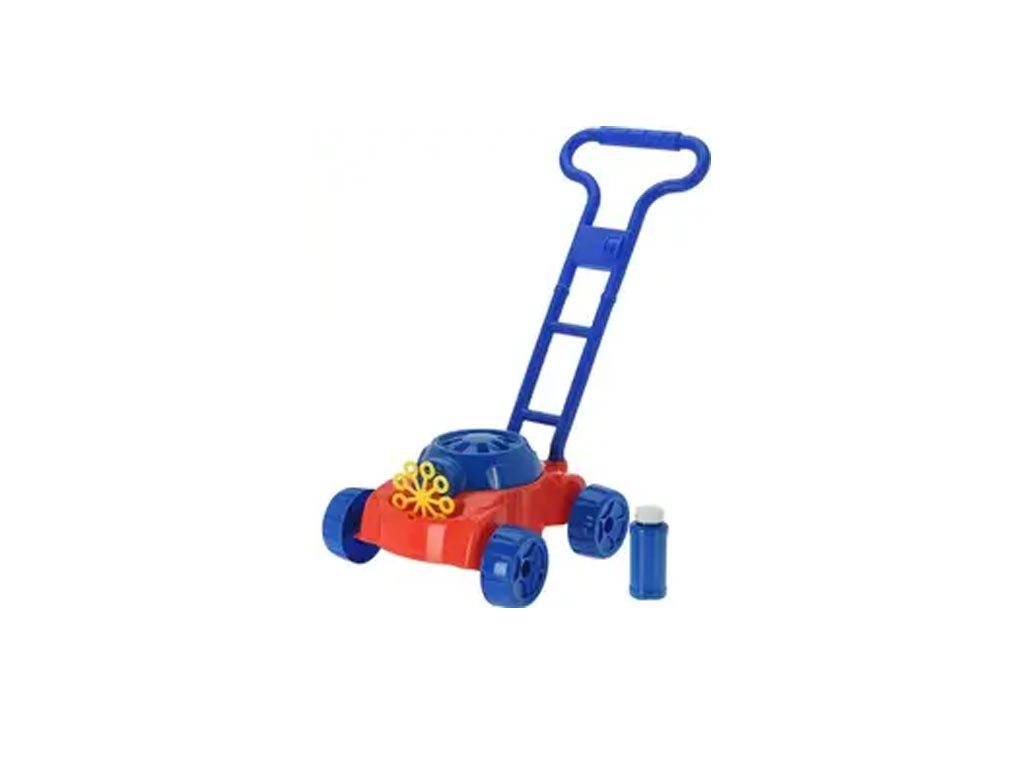 Παιδική μηχανή για σαπουνόφουσκες Μηχανή γκαζόν, 27x27x51 cm Μπλε