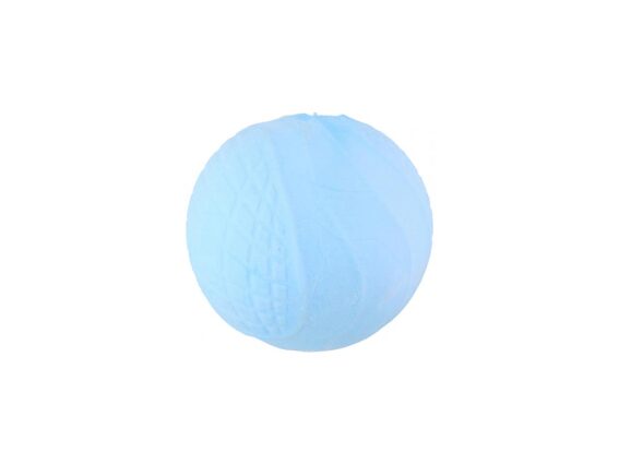 Παιχνίδι σκύλου μασητικό από καουτσούκ σε σχήμα μπάλας, διάμετρος 7.6 cm Γαλάζιο