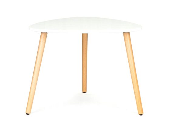 Ξύλινο Τραπεζάκι Σαλονιού σε λευκό χρώμα, 60x64x47.5 cm, Side table