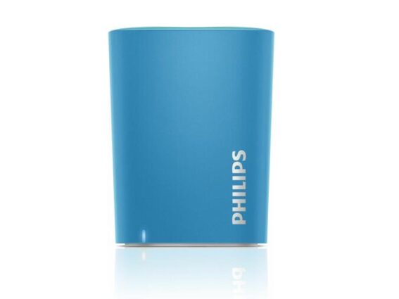 Philips Φορητό Ηχείο Bluetooth με Υποδοχή AUX Ισχύος 2W σε Μπλε χρώμα, BT100A/00