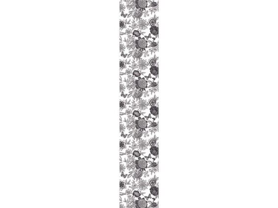 Διακοσμητικό Αυτοκόλλητό Σπιτιού Ρολό, Ταπετσαρία, 45x250x0.2 cm, Λουλούδια