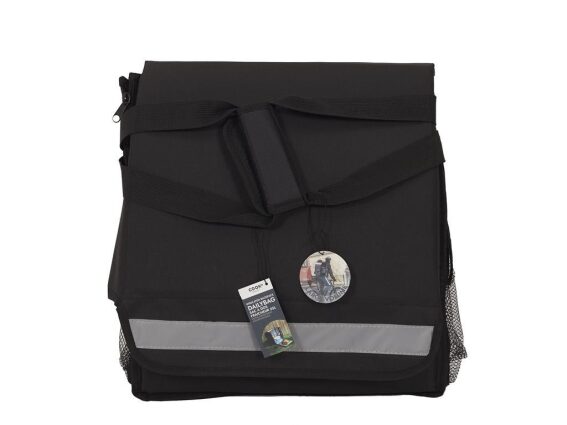 Ισοθερμική Τσάντα Πλάτης Delivery σε Μαύρο Χρώμα, 38x43x35 cm