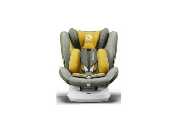 Lionelo καθισματάκι αυτοκινήτου για παιδιά 0-36 Kg, Isofix 360 °, σε μουσταρδί χρώμα, 44x49x58-76 cm