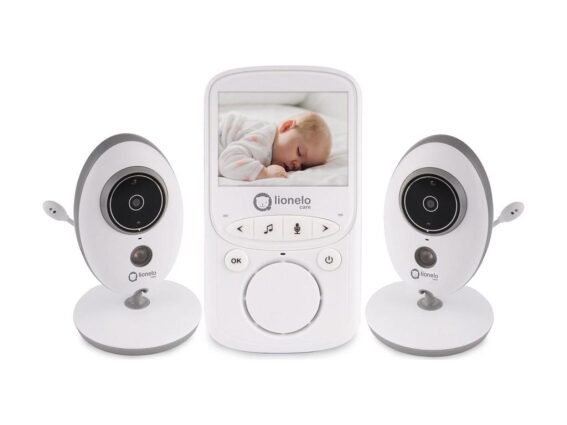Lionelo ενδοεπικοινωνία μωρού με 2 κάμερες και ήχο, σε λευκό χρώμα, 54694