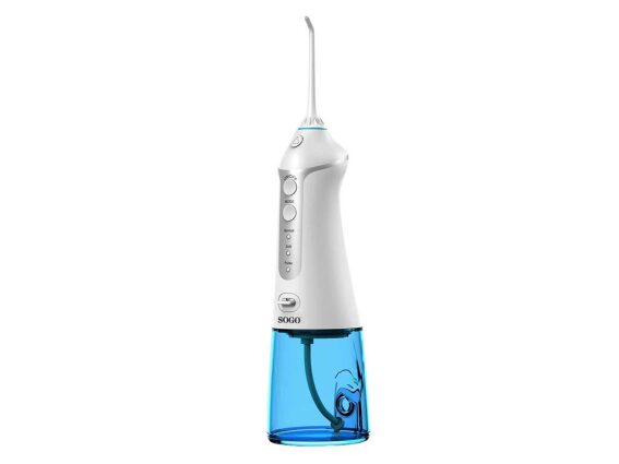 Sogo Αδιάβροχη Επαναφορτιζόμενη Συσκευή Καθαρισμού Δοντιών με Πίεση Νερού, SS-12355
