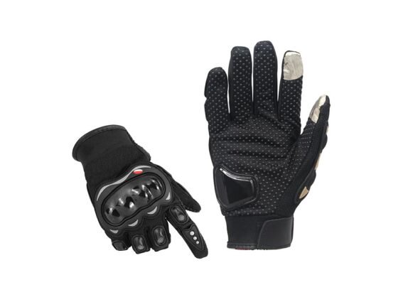 Ανδρικά γάντια μηχανής σε μαύρο χρώμα, 23.5x22x14.5 cm Large