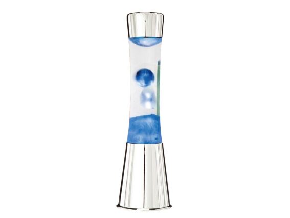 Ρετρό Διακοσμητικό Φωτιστικό Λάβας Lava Lamp Ισχύος 35W σε Μπλε χρώμα Ύψους 40 cm, Magma Lamp