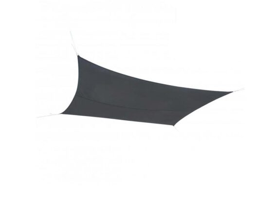 Αντηλιακή Ορθογώνια Τέντα σκίαστρο σε σκούρο γκρι χρώμα, 2x2x3 m