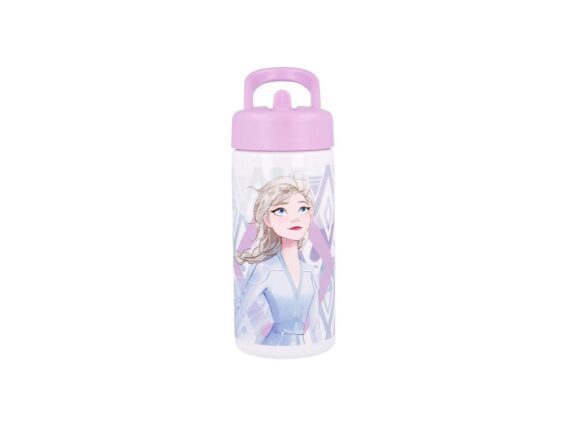 Disney Παγούρι Frozen One Heart 410ml, πλαστικό σε λιλά χρώμα, 6.5x6.5x18 cm