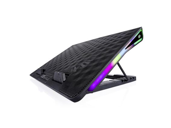 Tracer Tornado Cooling Pad για Laptop έως 17.3" με 1 Ανεμιστήρα και Φωτισμό RGB, 40x29x4 cm