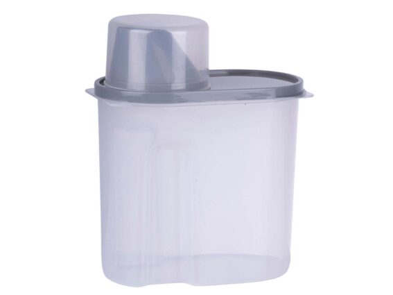 Alpina Πλαστικό Δοχείο Βάζο Δημητριακών Χωρητικότητας 1.7lt με Μεζούρα, 17x10x21 cm