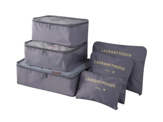 Σετ τσάντες ταξιδιού και τσάντες απλύτων 6 τεμαχίων, σε διάφορα μεγέθη, 38x30x12 cm, Laundry Pouch