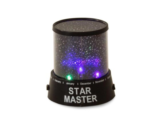 Παιδικό φωτιστικό νυχτός led, projector star master, προβολή αστεριών, 10.5x10.5x11.5 cm