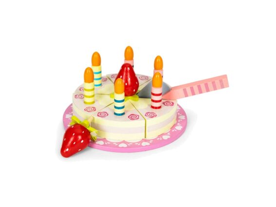 Σετ τούρτα γενεθλίων 16 τεμαχίων σε κομμάτια με Velcro 13x2.5x15.5 cm, Cutting birthday cake set