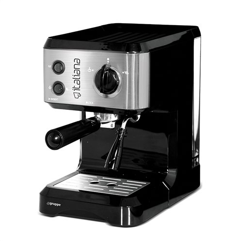 Gruppe Μηχανή Espresso Italiana 1050W Πίεσης 20bar CM 4677 με Δοχείο 1.25lt Inox