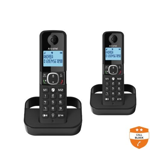 Alcatel Ασύρματο τηλέφωνο με δυνατότητα αποκλεισμού κλήσεων F860 CE DUO