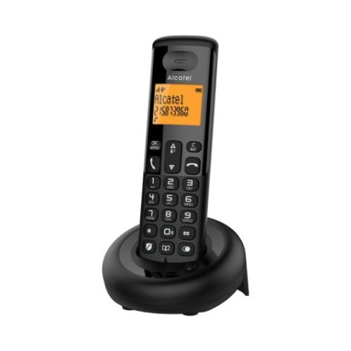 Alcatel Ασύρματο τηλέφωνο με δυνατότητα αποκλεισμού κλήσεων E160 EWE μαύρο