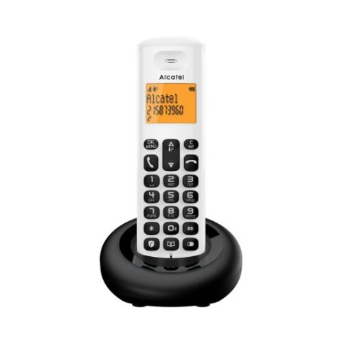 Alcatel Ασύρματο τηλέφωνο με δυνατότητα αποκλεισμού κλήσεων E160 EWE λευκό