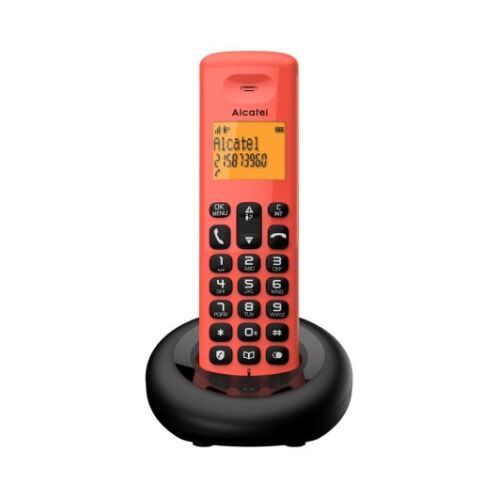 Alcatel Ασύρματο τηλέφωνο με δυνατότητα αποκλεισμού κλήσεων E160 EWE κόκκινο