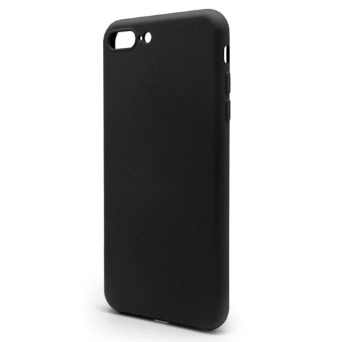 Θήκη Liquid Silicon inos Apple iPhone 7 Plus/ iPhone 8 Plus L-Cover Μαύρο