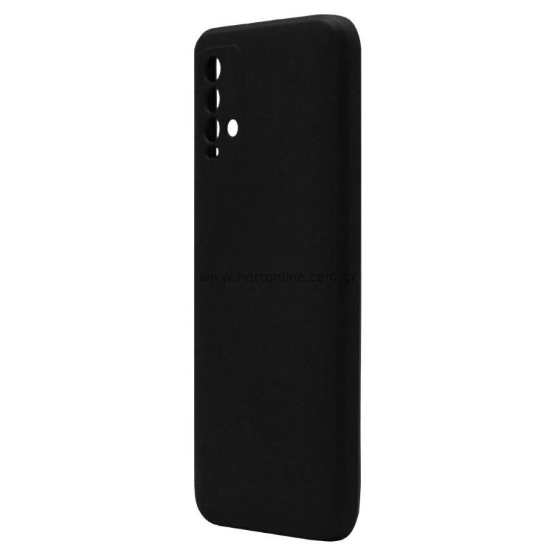 Θήκη Liquid Silicon inos Xiaomi Redmi 9T L-Cover Μαύρο