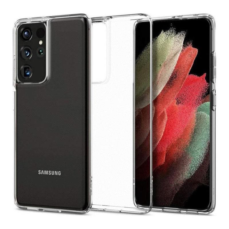 Θήκη TPU Spigen Liquid Crystal Samsung G998B Galaxy S21 Ultra 5G Διάφανο