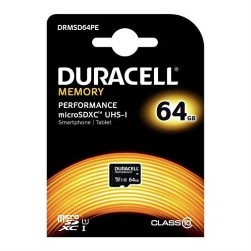 Κάρτα μνήμης Micro SDHC C10 UHS-I U1 Performance Duracell 80MB/s 64Gb