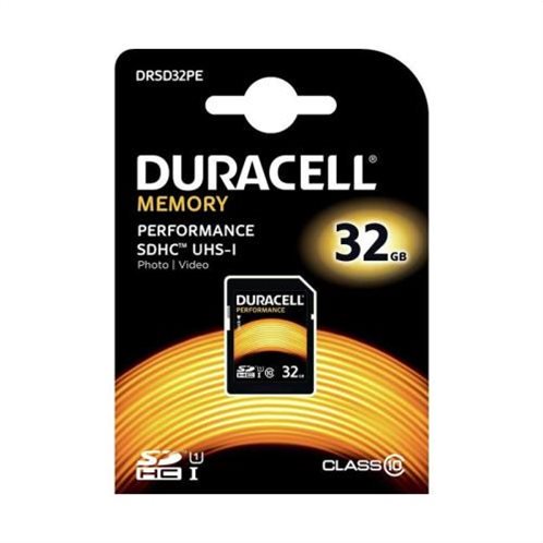 Κάρτα μνήμης SDHC C10 UHS-I U1 Performance Duracell 80MB/s 32GB
