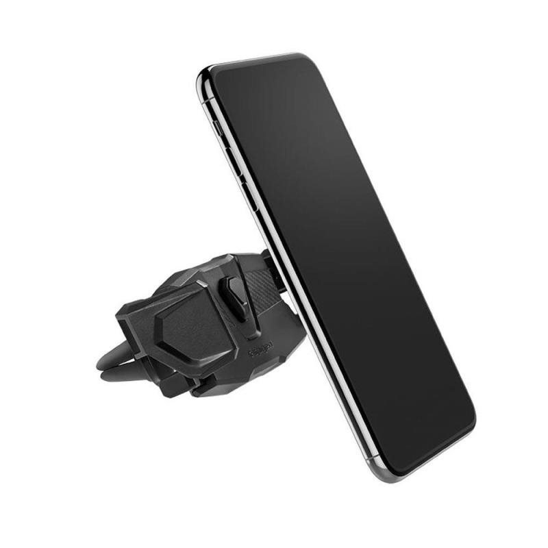 Universal Βάση Στήριξης Αεραγωγού Αυτοκινήτου Spigen Click.R για Smartphones έως 91mm Μαύρο