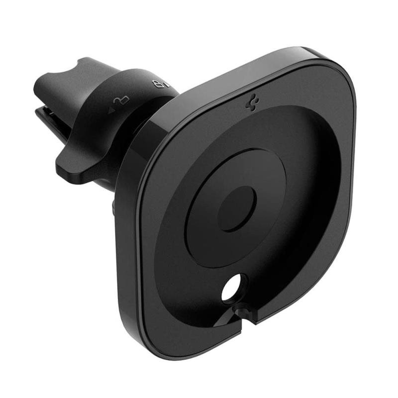 Universal Βάση Στήριξης Αεραγωγού Αυτοκ Spigen Magfit για Φορτιστή Apple iPhone 13 Series Μαύρο