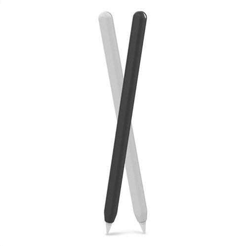 Θήκη Σιλικόνης AhaStyle PT65 Apple Pencil 2nd Gen. Ultra Thin Mαύρο (1τεμ.) & Λευκό (1 τεμ.)