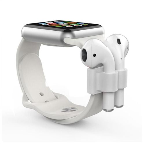 Silicon Βάση Watch Band AhaStyle PT47 Apple EarPods Λευκό
