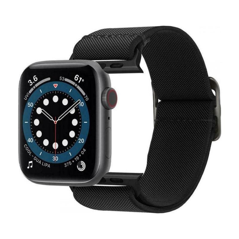 Λουράκι Spigen Fit Lite Apple Watch 1/ 2/ 3/ 4/ 5/ 6/ SE (42mm/ 44mm) Μαύρο