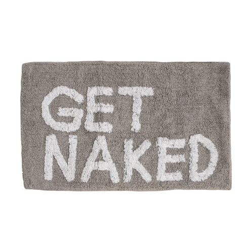 Estia Ταπετο Μπανιου Get Naked Βαμβακερο 80x50cm Γκρι 02-4309