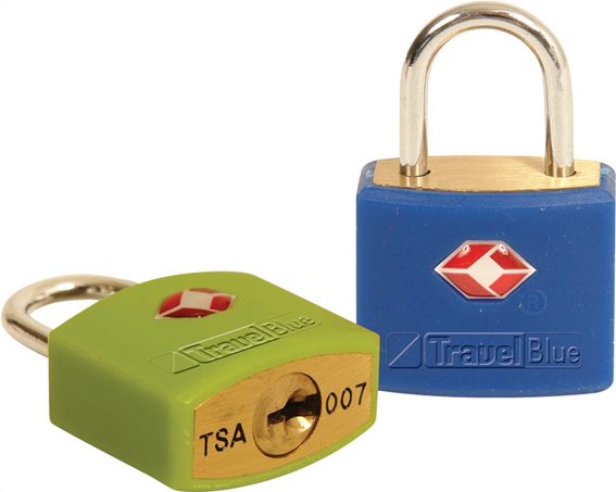 Travel Blue Λουκέτο ασφαλείας TSΑ σε 2 χρώματα (πράσινο - μπλε)