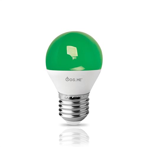 φοs_me Λάμπα LED Πράσινη Συσκευασία 10 τμχ 3W G45 03-9000