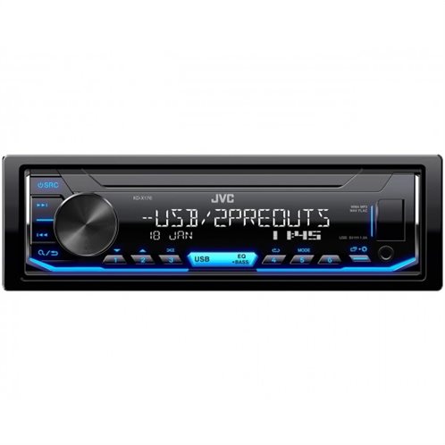 JVC Radio USB Vario Color & 2 Pre-outs KD-X176