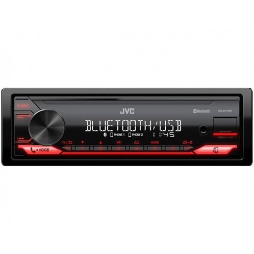 JVC KD-X272BT Radio Usb Bluetooth Κόκκινο