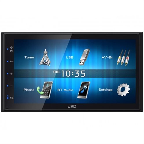 JVC Car Theater Οθόνη Multimedia 6.8" Bluetooth KW-M24BT