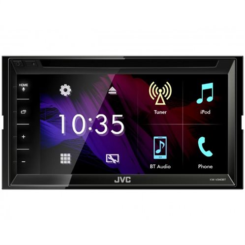 JVC Car Theater Οθόνη Multimedia 6,8" Bluetooth DVD/ CD KW-V340BT
