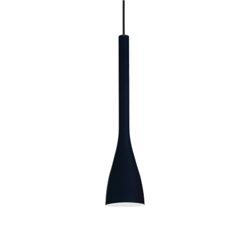 Ideal Lux Κρεμαστό Φωτιστικό Οροφής Μονόφωτο FLUT SP1 SMALL NERO 035710