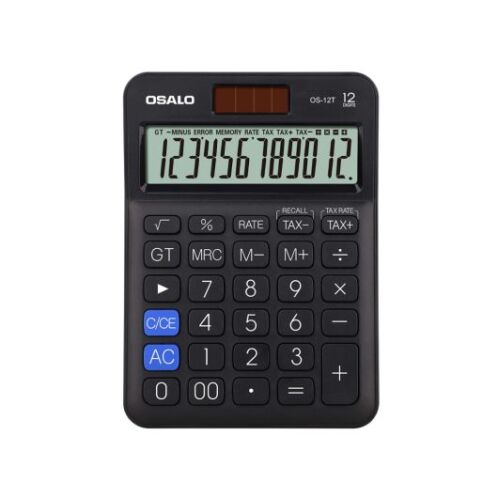 OSALO Αριθμομηχανή τσέπης 12 ψηφίων OS-12T