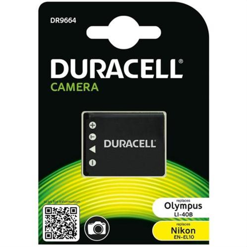 Μπαταρία Κάμερας Duracell DR9664 για Olympus LI-40B & Nikon EN-EL10 3.7V 630mAh (1 τεμ)