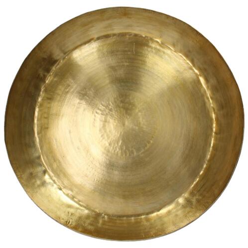 ARTELIBRE Δίσκος Χρυσό Μέταλλο 57x57x8cm