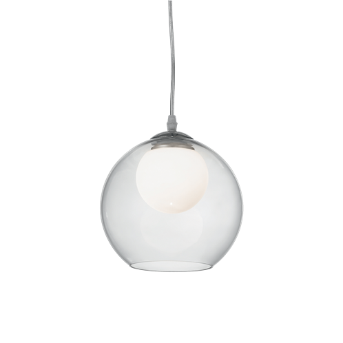 Ideal Lux Κρεμαστό Φωτιστικό Οροφής Μονόφωτο Nemo Clear SP1 D20 052793