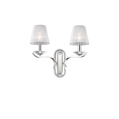 Ideal Lux Φωτιστικό Τοίχου - Απλίκα Πολύφωτο PEGASO AP2 BIANCO 059211