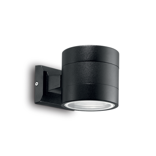 Ideal Lux Φωτιστικό Τοίχου - Απλίκα Μονόφωτο SNIF ROUND AP1 NERO 061450